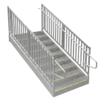 Metal Stairs for Offices, Trailers and Business Steps