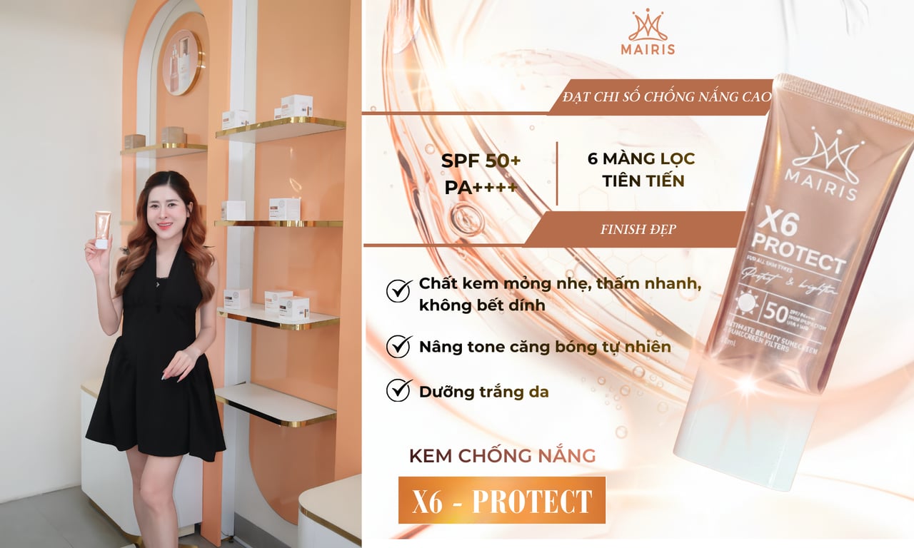 X6 Protect Sáng Da, Lì Bền, Bảo Vệ Tối Ưu Suốt Cả Ngày