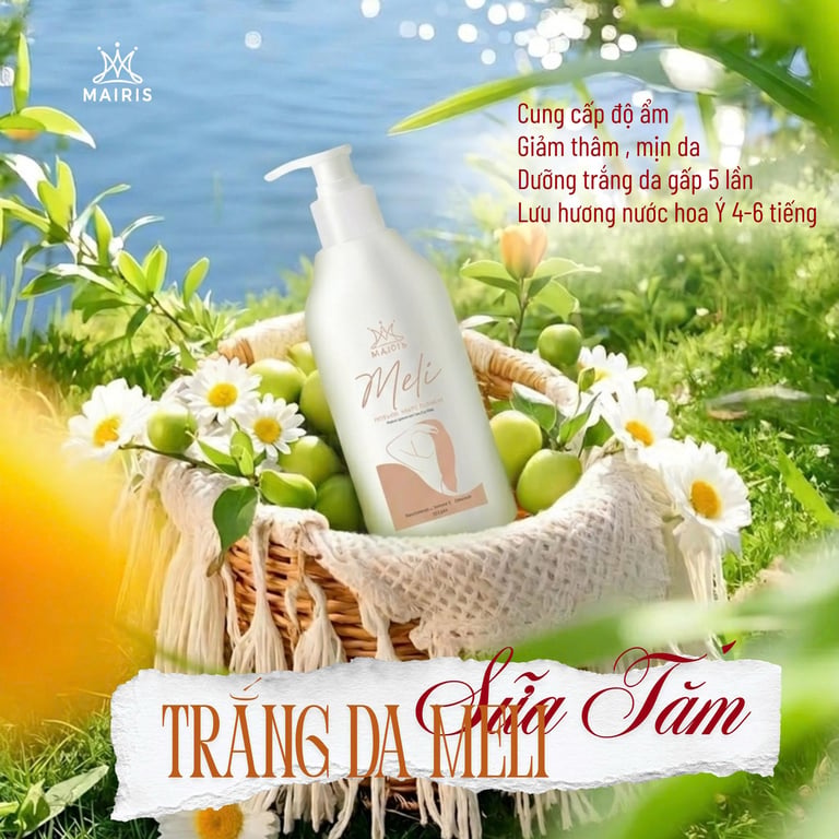 🌷 Sữa tắm Meli tắm sạch da, dưỡng da mềm mịn mỗi ngày🌷