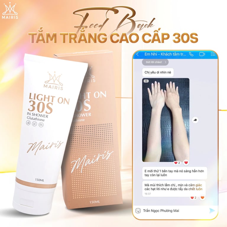 Ủ 30 phút - Da trắng bật tông, mềm mịn như em bé luôn đó chị em!