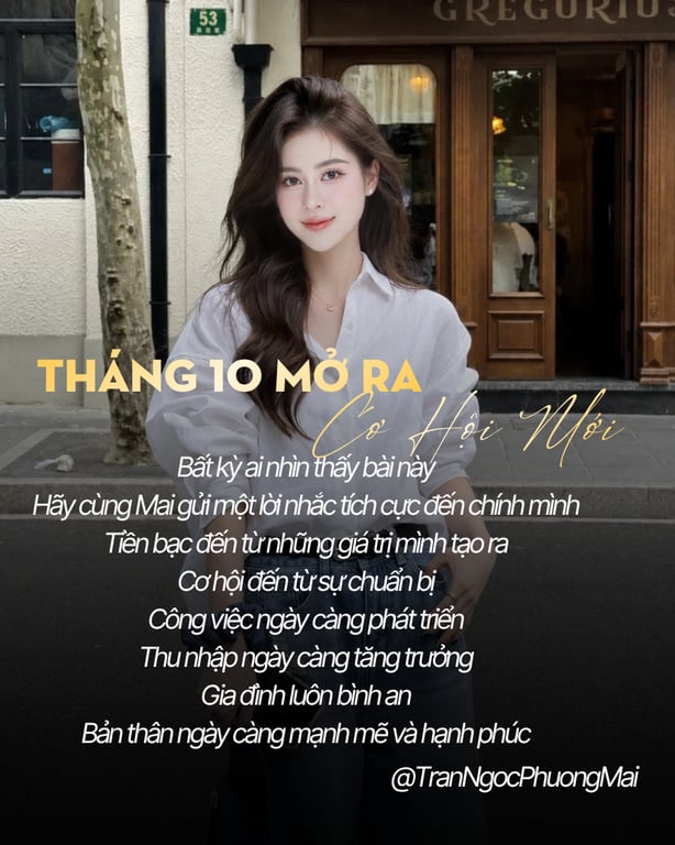 THÁNG 10 MỞ RA NHỮNG CƠ HỘI MỚI