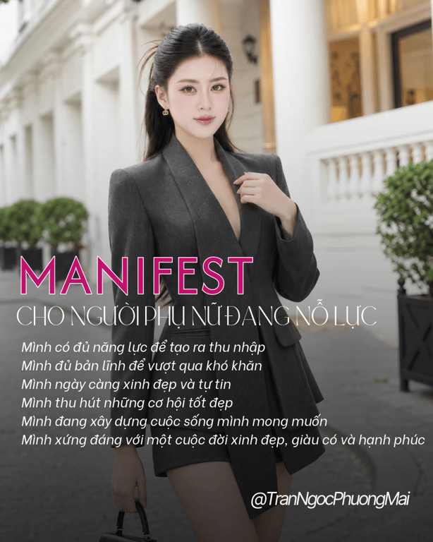 ✨ MANIFEST CHO NGƯỜI PHỤ NỮ ĐANG NỖ LỰC