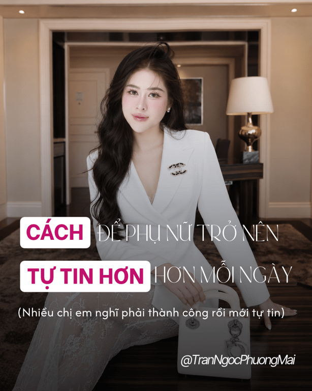 CÓ MỘT CÁCH ĐỂ PHỤ NỮ TRỞ NÊN TỰ TIN HƠN MỖI NGÀY