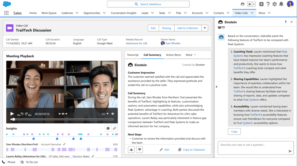 Boost sales call effectiveness with our Video Call Analysis Tool, providing comprehensive call summaries, customer insights, and next steps to optimize your sales conversations and follow-ups