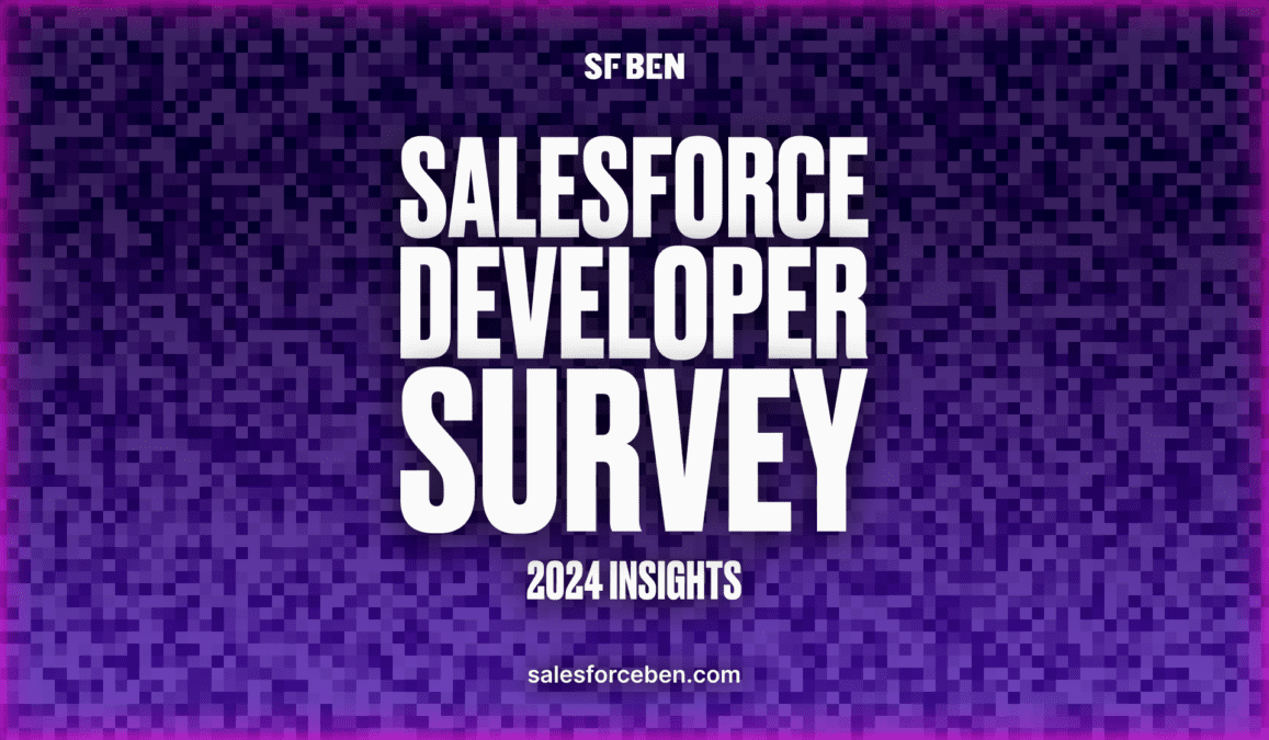 Discover the key insights from SF Ben's Salesforce Developer Survey 2024, revealing trends in DevOps adoption, AI integration, platform complexity, and more.