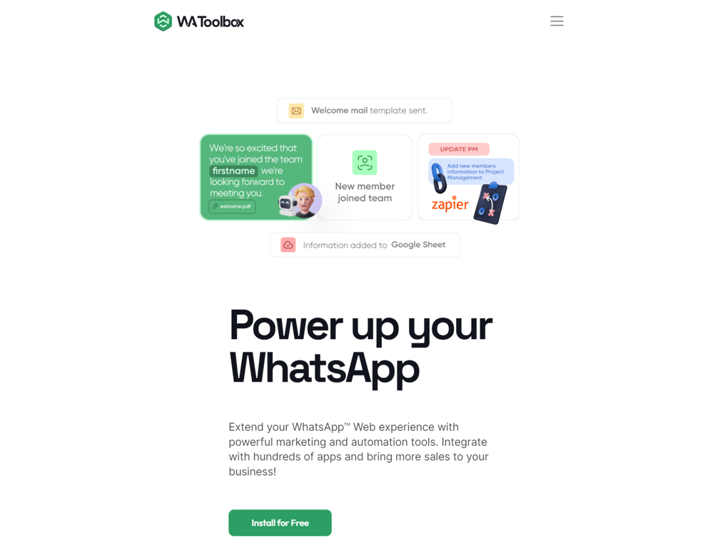 WA Toolbox, a Google Chrome extension for WhatsApp Web.