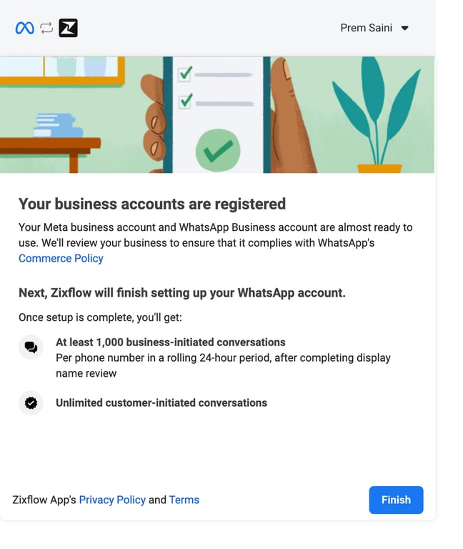 Just finalize your settings and you are good to go.