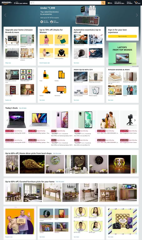 An example of a B2C sales platform.