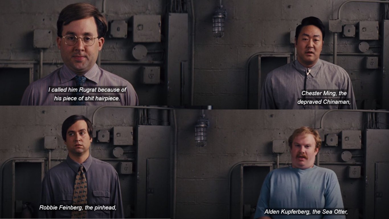 Jordan Belfort’s team on the first day of Stratton Oakmont.