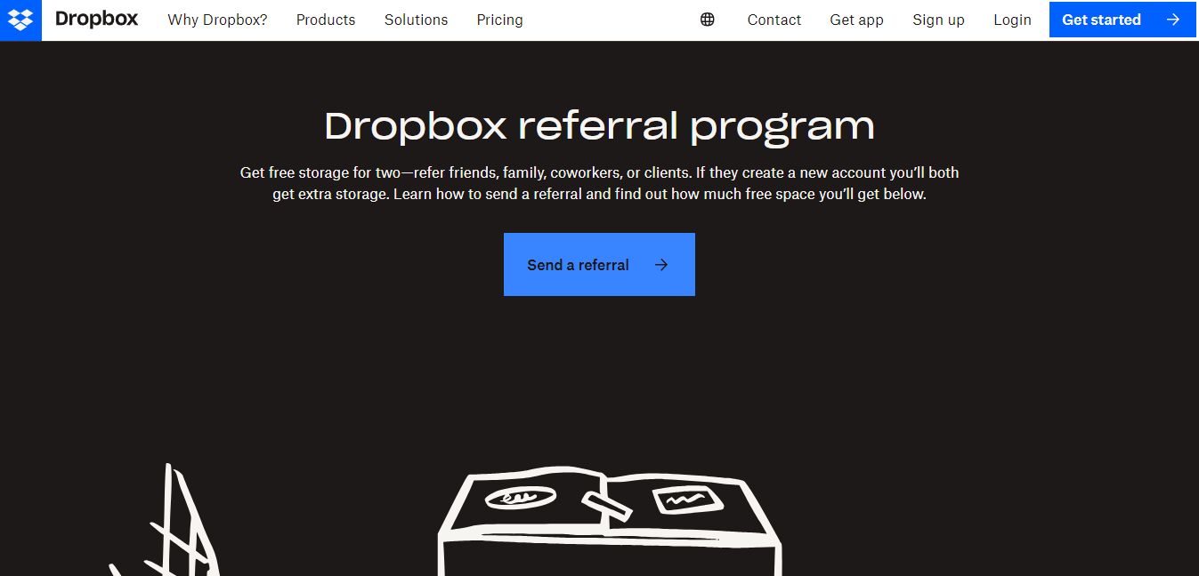 An example of a referral program.