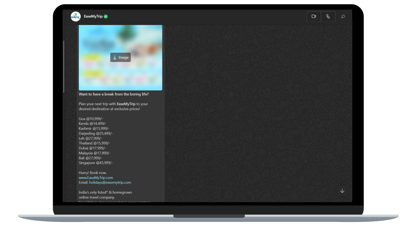 Trip deals from EaseMyTrip during various special events with exclusive packages.