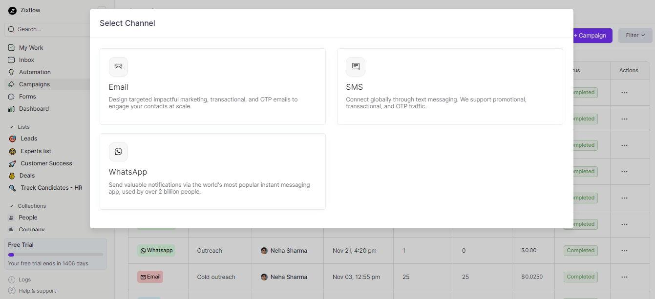 Zixflow is the best alternative to Twilio which provides the multi-channel option to communicate with your customers.