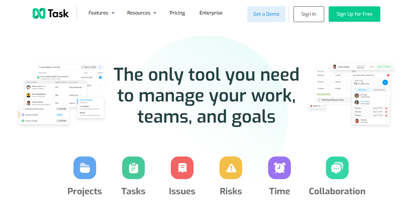 nTask, a robust Notion alternative.