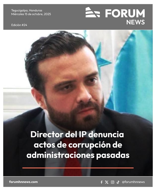 Director del IP denuncia actos de corrupción de administraciones pasadas