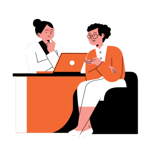 Medical evaluation consultation icon