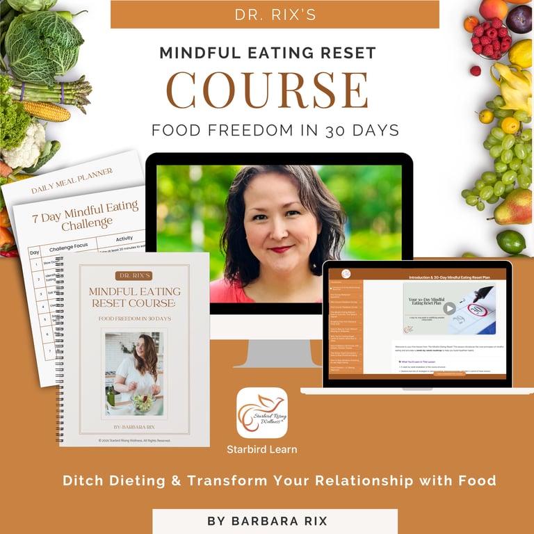 Course cover for Mindful Eating Reset with Dr. Rix