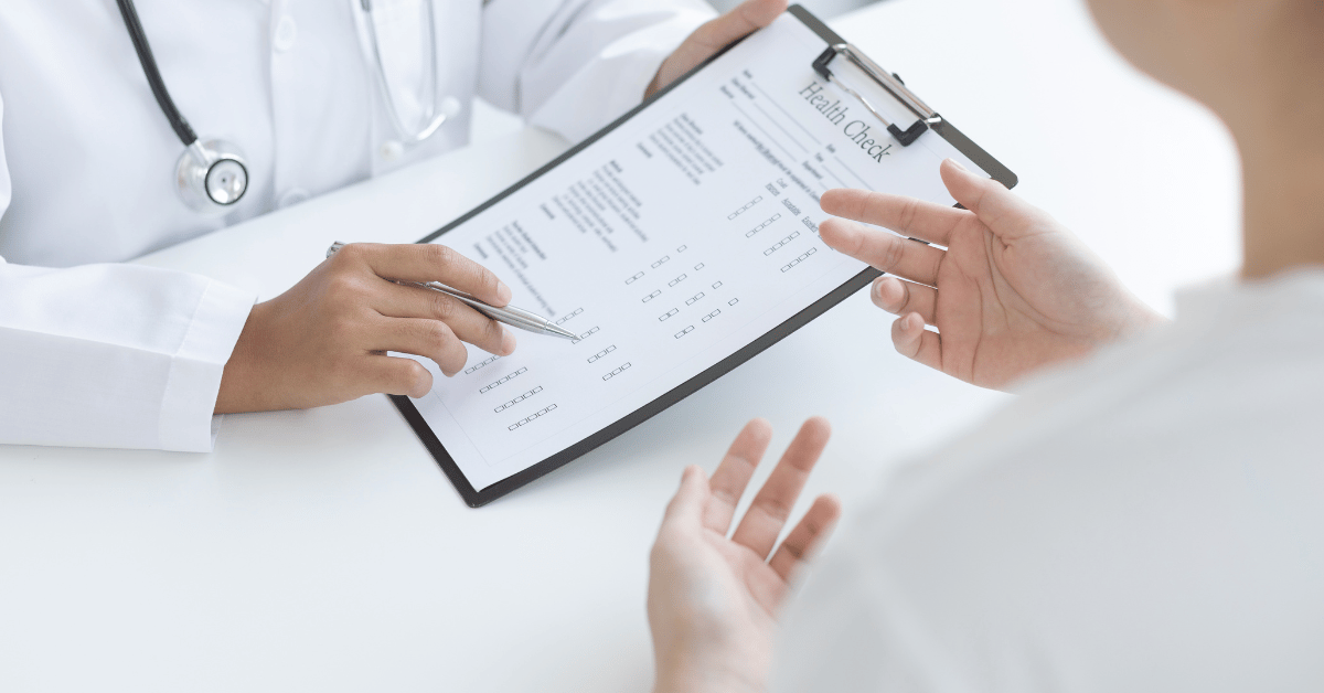 Medical evaluation questionnaire