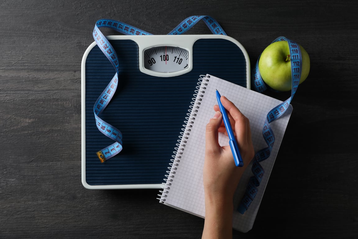 Medical weight loss concept