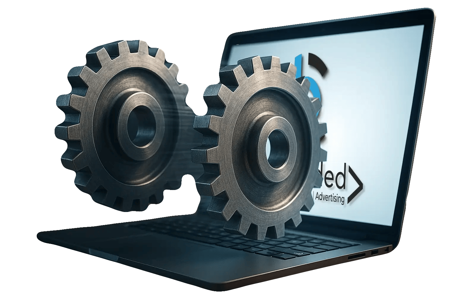 Maintenance and Addons 1 Gears in Motion on Wooden Desk