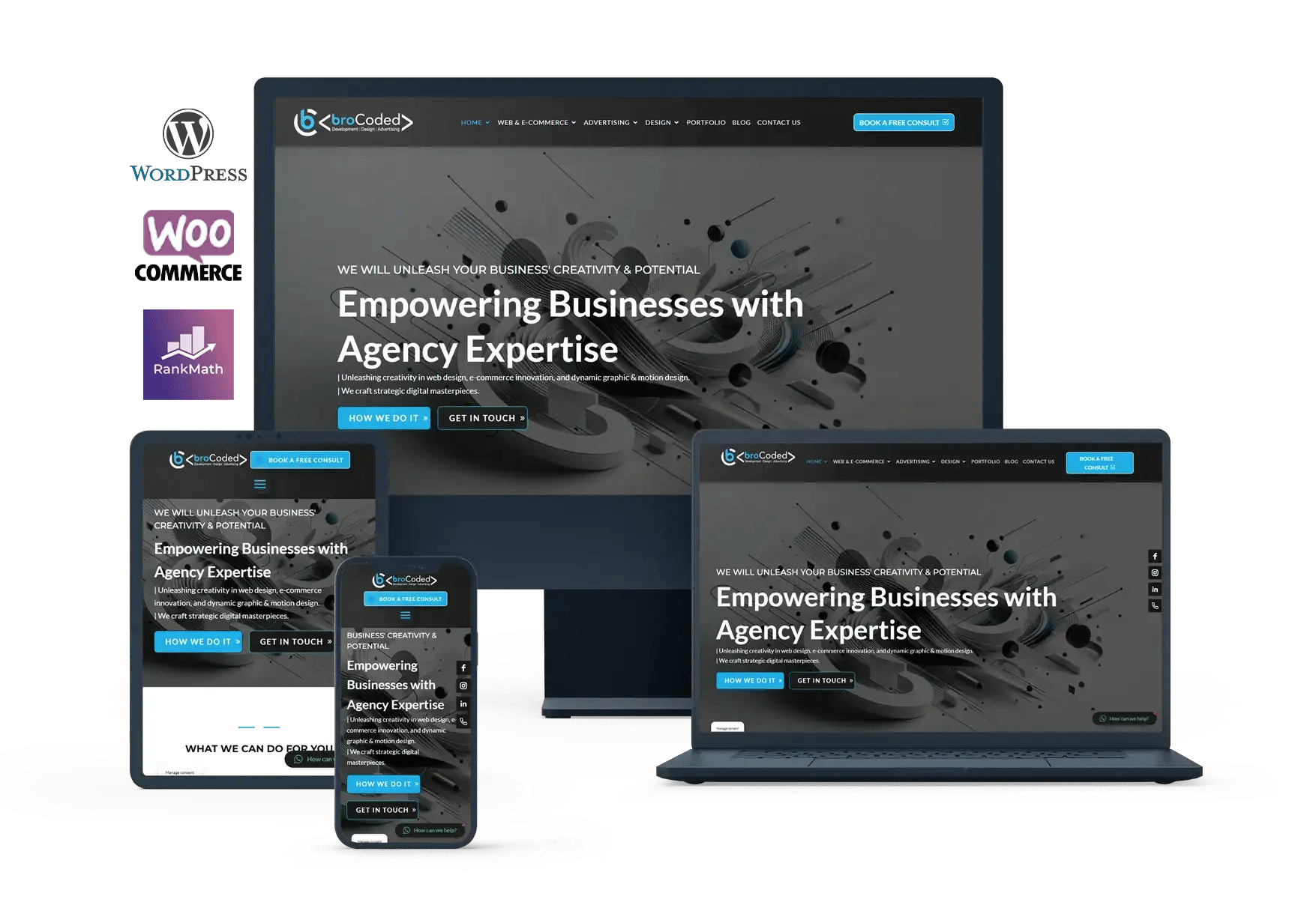Responsive-Brocoded websites Optimal Websites 2024