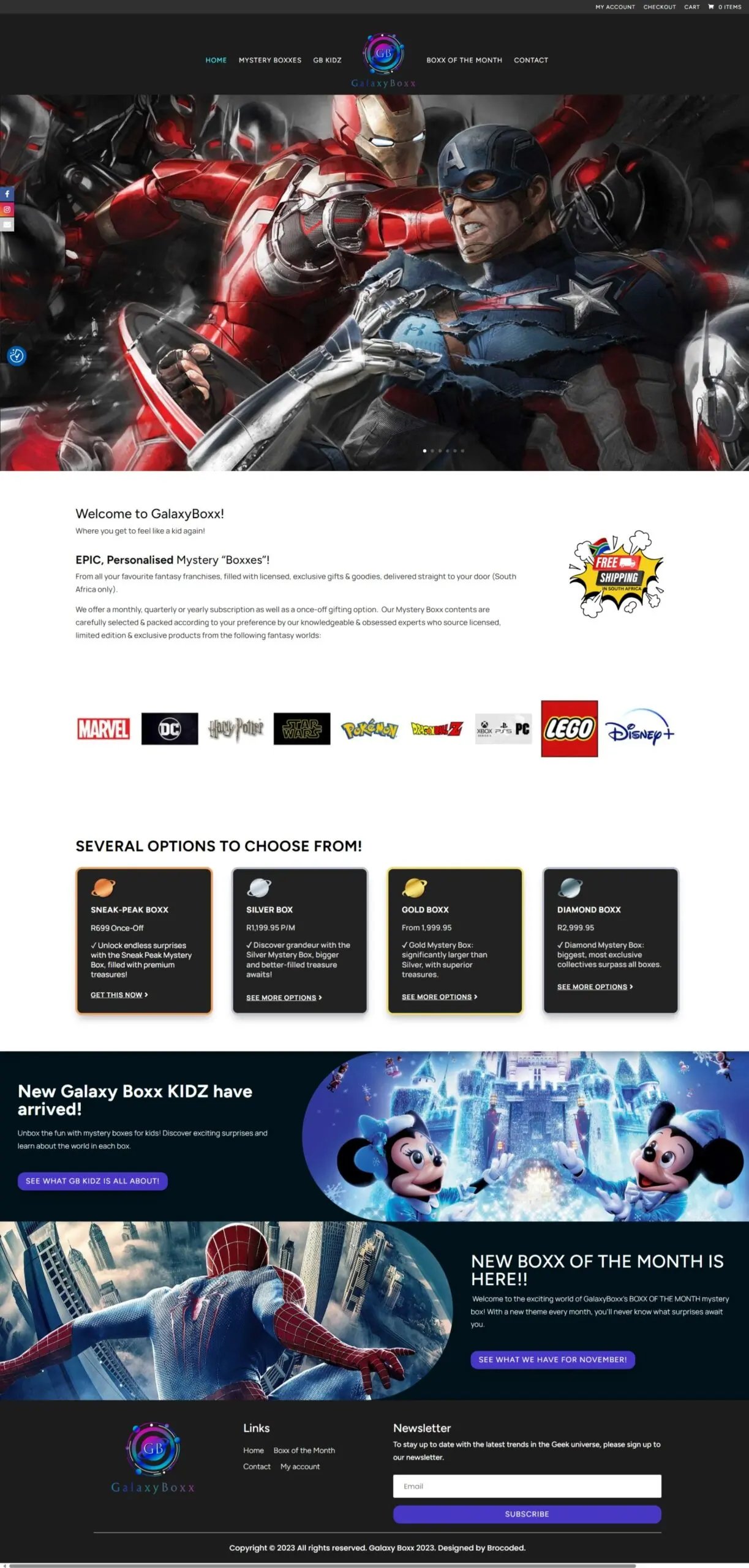 galaxyboxx.co.za | by Brocoded Galaxy Boxx - By Brocoded