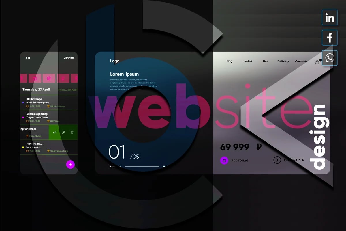 broCoded Home 2 Web design