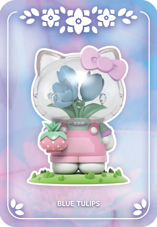 Mighty Jaxx – Hello Kitty X Azuma Makoto – Série Jardin – Figurine Surprise – 6 Communes + 1 Rare – 10 Cm – Vinyle