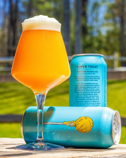 This morning, a fresh batch of Super Treat is spinning on the Tree House canning line!