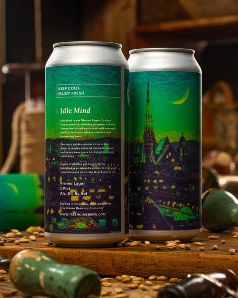 Idle Mind is our Vienna Lager.