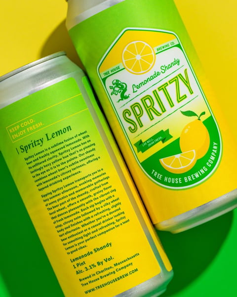 We're packaging up one more round of our shandy for the year.