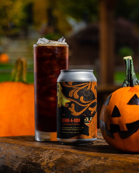And, of course, the spooky and sneakily delicious cold brew extraction is hitting our coolers today.