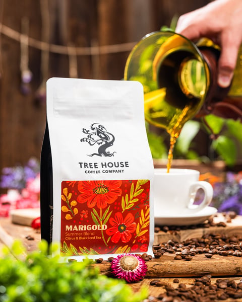 We also have Marigold Whole Beans along side our cold brew offering available online and in person.