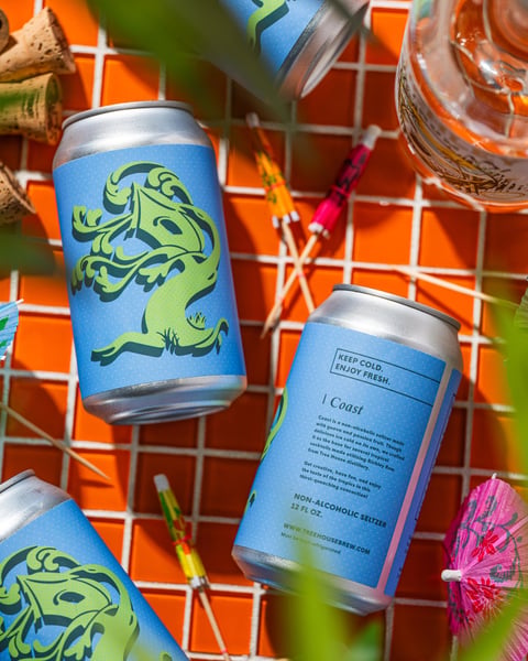 This is our desert island seltzer... literally!