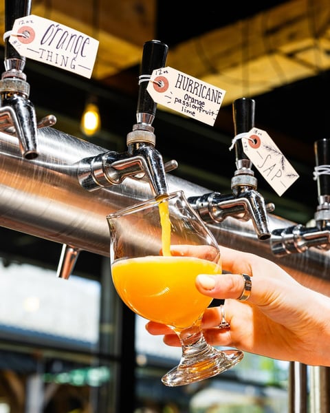 A fresh riff on Hurricane hitting the taps today - tropical punch energy.