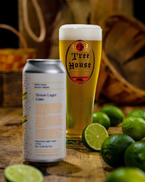Introducing House Lager Lime! Starting as our beloved light lager made with flaked corn and malt from Thrall Family M…