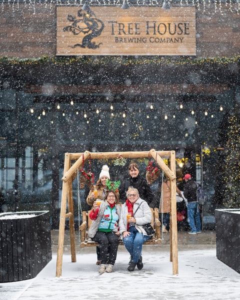 The energy is good as some festive flakes are falling in Tree House Land. It’s been a minute since we’ve had white on…