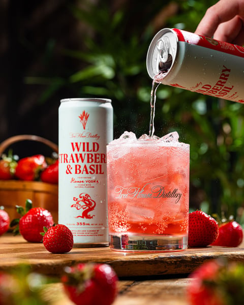 Soft wild strawberry notes and subtly integrated basil notes, as if you just picked a leaf and crushed it between you…