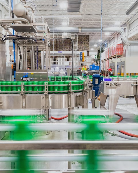 Take a quick behind the scenes look at Tree House’s iconic Galaxy-centric IPA rolling down the canning line.