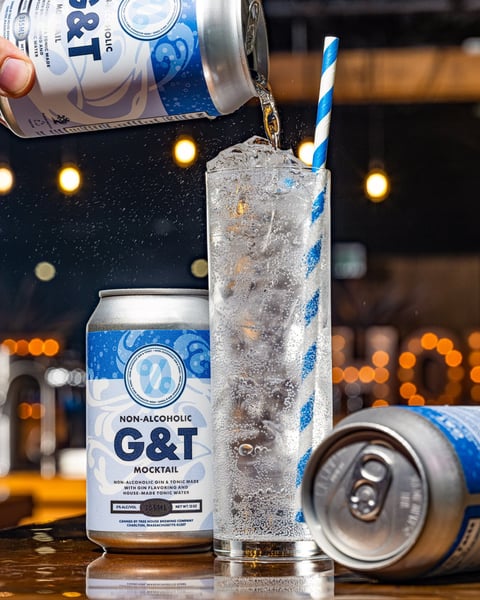 Our non-alcoholic Gin & Tonic is also fresh today.
