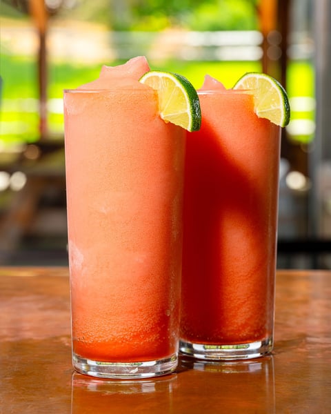 Hot days are no problem for our Frozen Gin Punch.