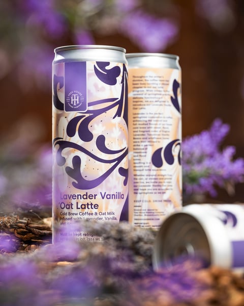 We're welcoming April with the return of our Lavender Vanilla Oat Latte!