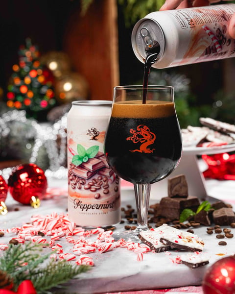 Peppermint Chocolate Stout.