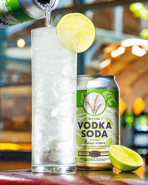 Keeping things #green with a fresh run of Key Lime Vodka Soda.