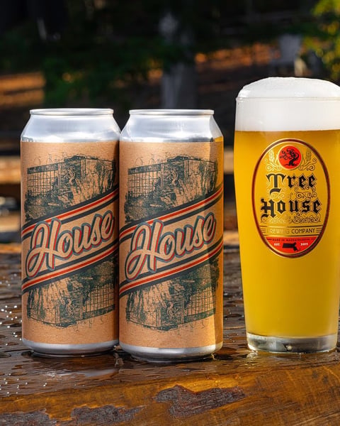 House Lager is an American Light Lager made entirely with flaked corn and malt from our friends at Thrall Family Malt…