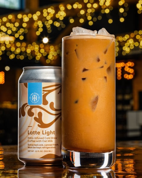 This morning's third release from our roastery is a rendition of our oat milk latte with reduced sugar content.