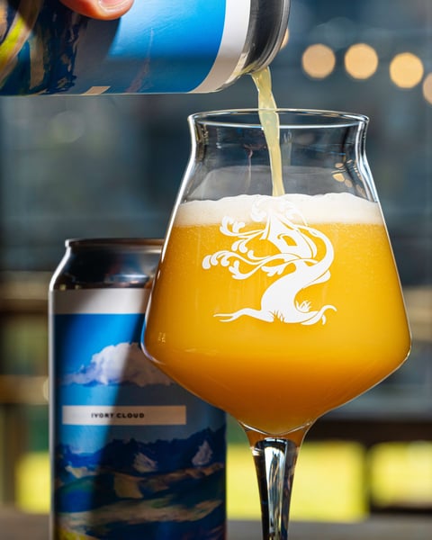 Combining the unique characteristics of Rakau, Waimea, and Nelson Sauvin hops in a Tree House-style single IPA, Ivory…
