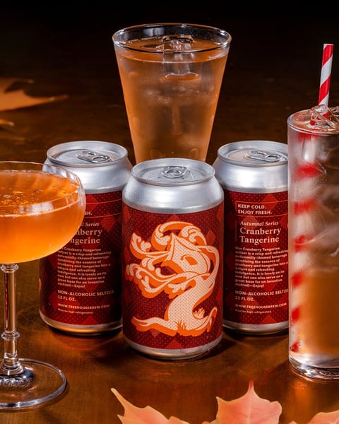 Cranberry Tangerine Seltzer.
