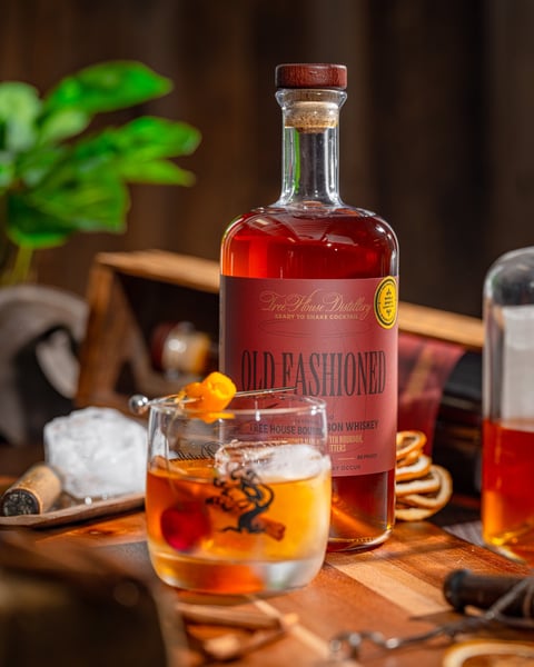 Our Old Fashioned is a simple blend of three ingredients, made in-House from scratch, start to finish. Select barrels…