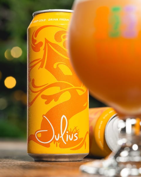 Julius is a beer we make, and we're packaging more of it today to make sure you can have Julius this weekend and ever…