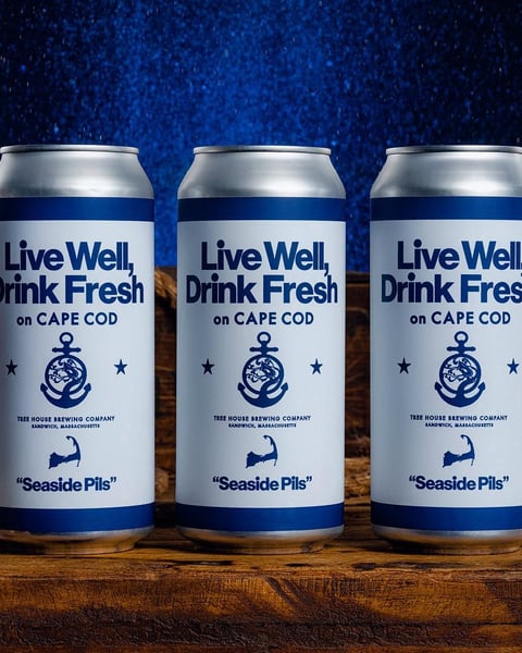 Our seaside taproom on the Cape has inspired us in many ways, and here we have a product of that inspiration.